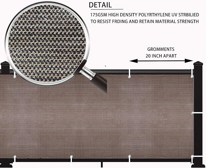LOVE STORY Balcony Privacy Screen, UV Protection and Weather-Resistant - Image 4