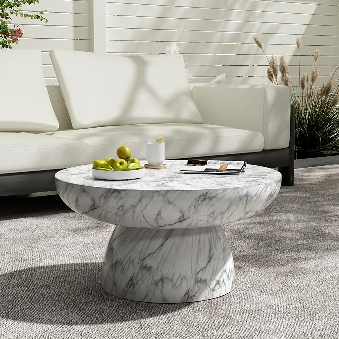 Christopher Knight Home Patsy Modern Lightweight Concrete Coffee Table by ChristopherKnightHome