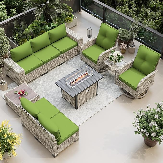 10-Piece Outdoor Patio Furniture Set by MuphyersPatioFurniture