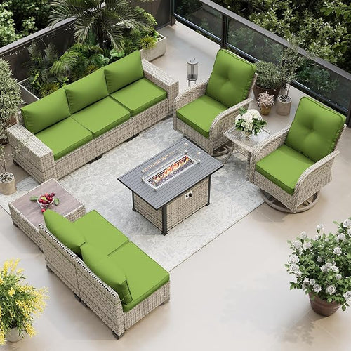 10-Piece Outdoor Patio Furniture Set by MuphyersPatioFurniture