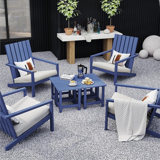 Weatherproof Outdoor Side Table, HDPE Small Outdoor Table - Image 7