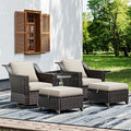 Joyside Wicker Patio Furniture Sets, 5 Pieces Upgraded Large Size Outdoor by Joyside