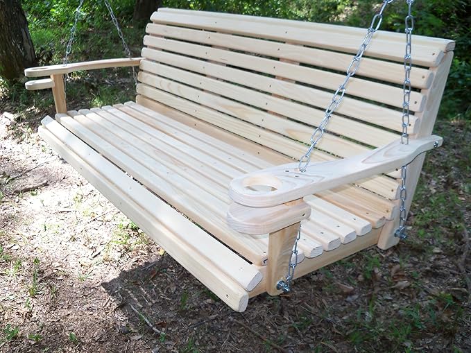 5FT Cypress Porch Swing Made in USA by Unknown