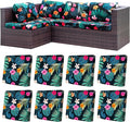 8Pcs Stretch Patio Cushion Covers, Outdoor Couch Covers Replacement, Outdoor by BIETYONE