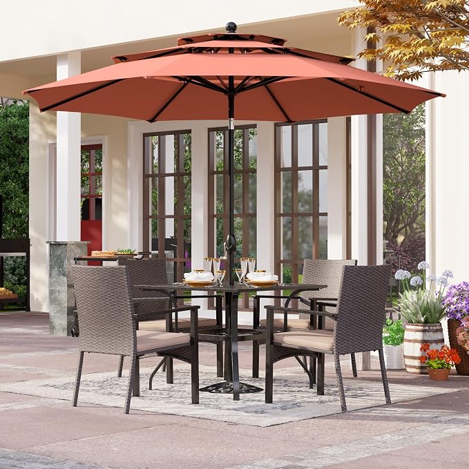 PHI VILLA 5 Pieces Outdoor Dining Set - Image 6