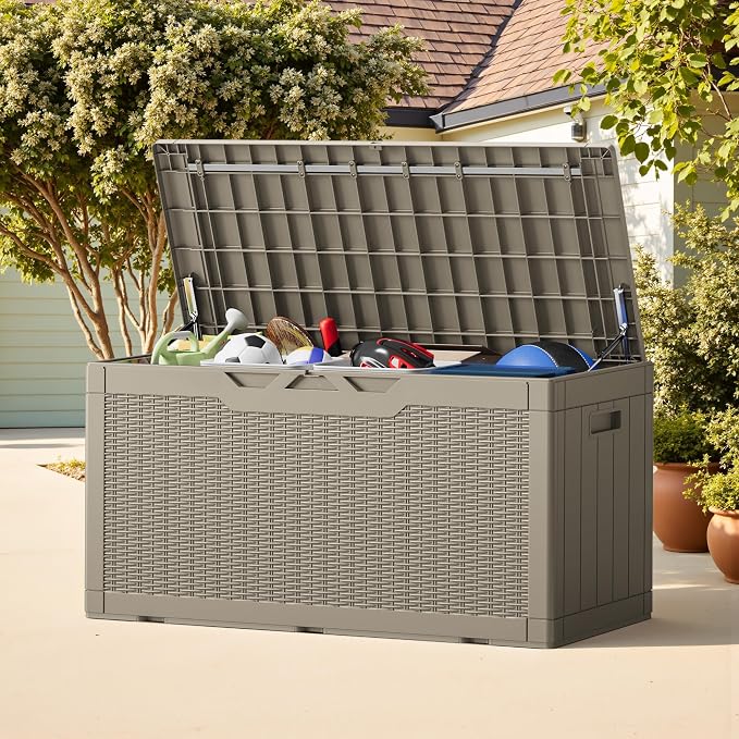 Greesum Outdoor Storage Box 100 Gallon Storage Bin - Image 5