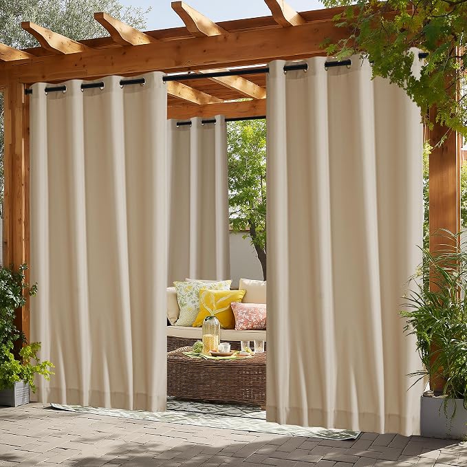 NICETOWN Canvas Outdoor Curtains - Image 2