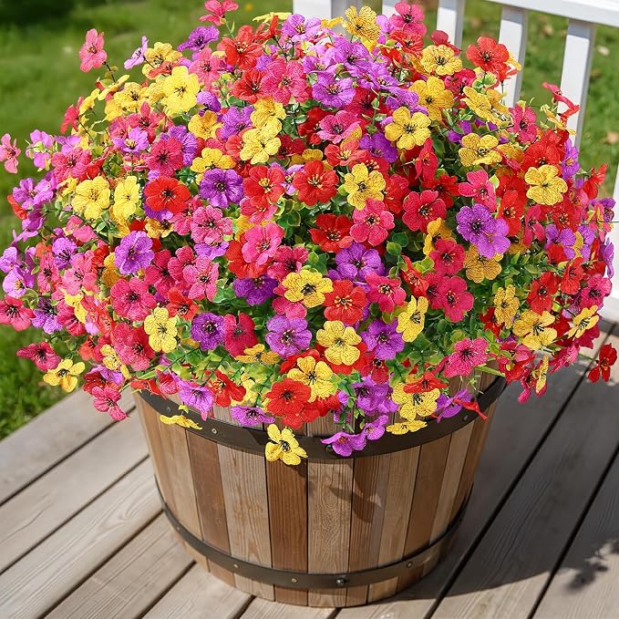 Alupssuc 48 Bundles Artificial Flowers - Image 2