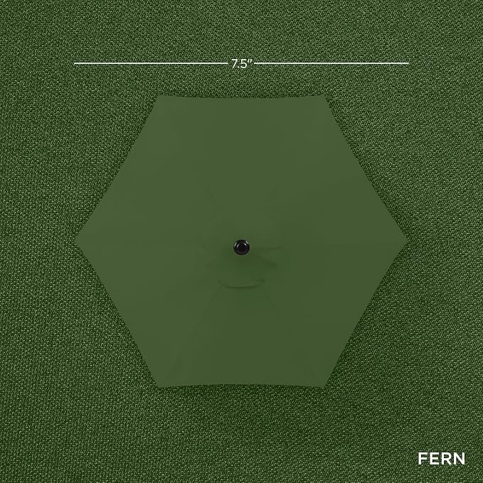 Best Choice Products 7.5ft Heavy-Duty Round Outdoor Market Table Patio Umbrella - Image 4