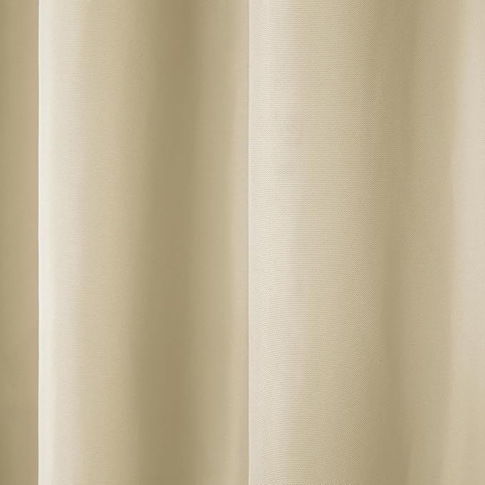 TOWN & COUNTRY BASICS Cabana Solid Heavyweight Indoor Outdoor Curtains - Image 5