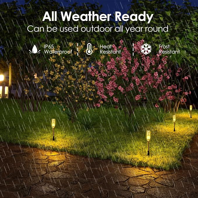 B-right LED Pathway Lights Outdoor, Extendable IP65 Waterproof Outdoor Garden - Image 3