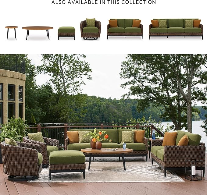 Signature Design by Ashley Horizon Hall Vintage Outdoor Nuvella Weather - Image 5