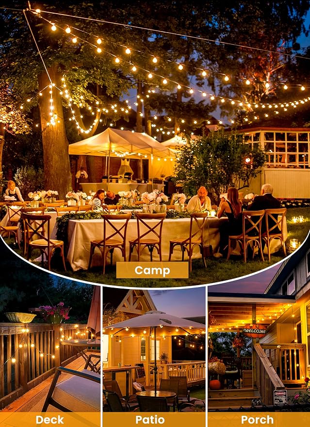 Brightown 38FT Solar String Lights Outdoor - Image 8