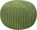 COTTON CRAFT Round Dori Pouf by COTTONCRAFT