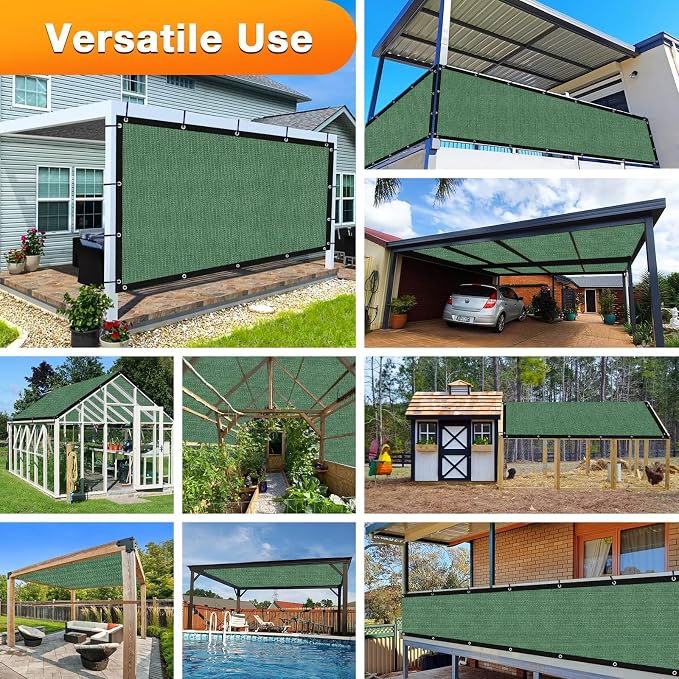 Artpuch Outdoor Pergola Shade Cover 12' X 24' Sun Shade Cloth - Image 6