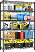 IZEUK 6-Tier Heavy Duty Metal Wire Shelving Unit, Adjustable Storage Rack by IZEUK