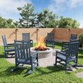 GarveeLife Poly Lumber Rocking Chair Outdoor Set of 6 by GarveeLife