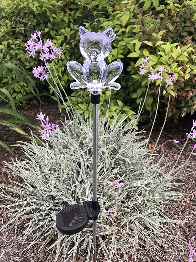 Solar Garden Stake Lights with Color Changing LED or Regular White LED by Ntertainment+House