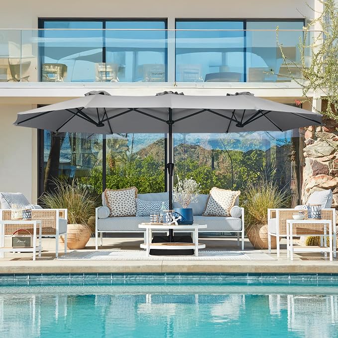 SUPERJARE 13FT Outdoor Umbrella - Image 6