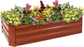Sunnydaze 11.75" H Raised Metal Garden Bed by SunnydazeDecor