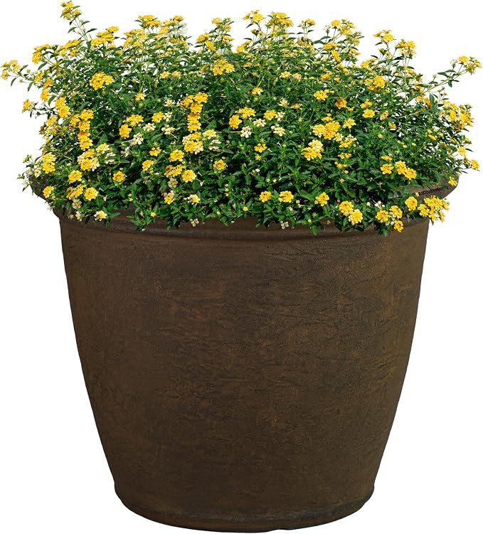 Sunnydaze 20-Inch Anjelica Large Plastic Pot by SunnydazeDecor