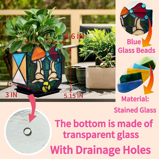 Mushroom Lady Body Plant Pots, Flower Pot - Image 3