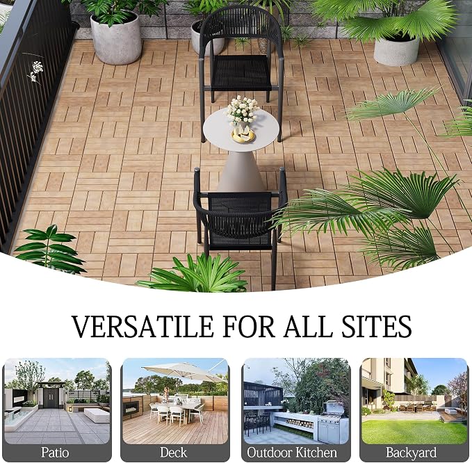 TWT Patio Dining Chairs Outdoor Stackable Dining Chairs - Image 8
