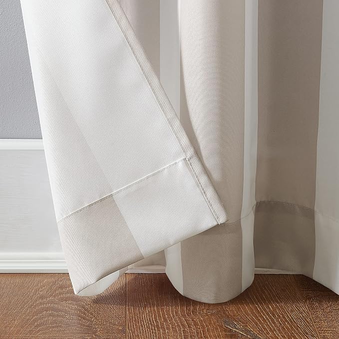 Sun Zero Valencia 2-Pack Cabana Stripe Indoor/Outdoor UV Protectant Energy - Image 3