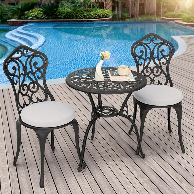 NUU GARDEN Patio 3-Piece Bistro Set - Image 7