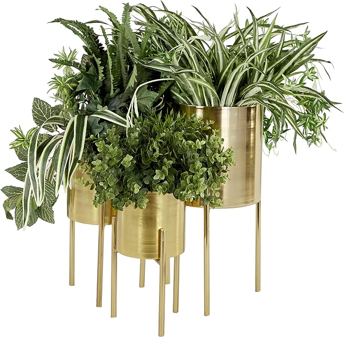 Deco 79 Metal Indoor Outdoor Planter Large Planter Pot - Image 10
