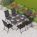 PHI VILLA 7 Piece Patio Dining Set by PHIVILLAThepioneerofcomfortablehouseholdsupplies