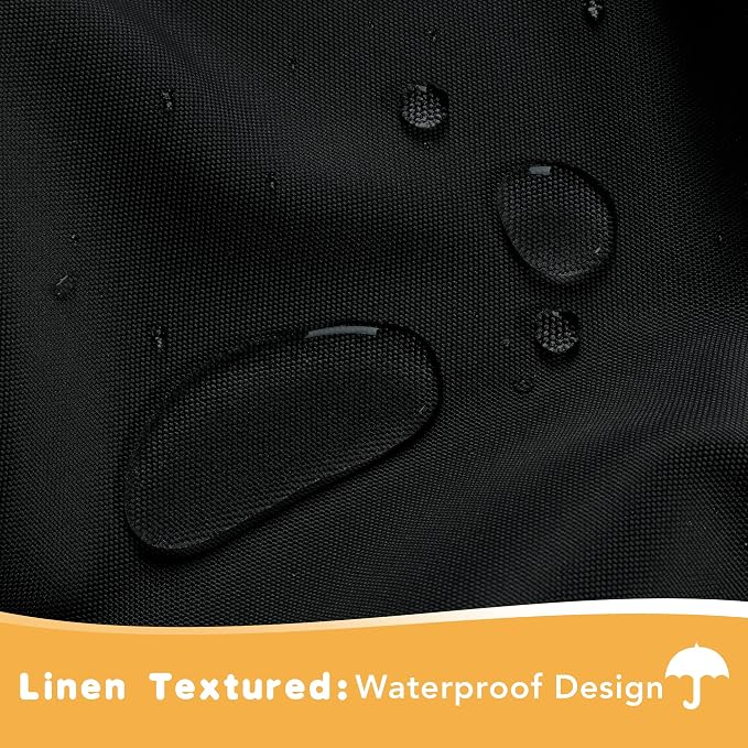 HolidayIdeas Outdoor Curtains for Patio Waterproof, 2 Panels - Image 2
