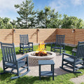 HDPE Rocking Chair Outdoor Set of 4 by Garvee