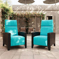 IDEALHOUSE Wicker Outdoor Recliner Reclining Patio Chairs by IDEALHOUSE