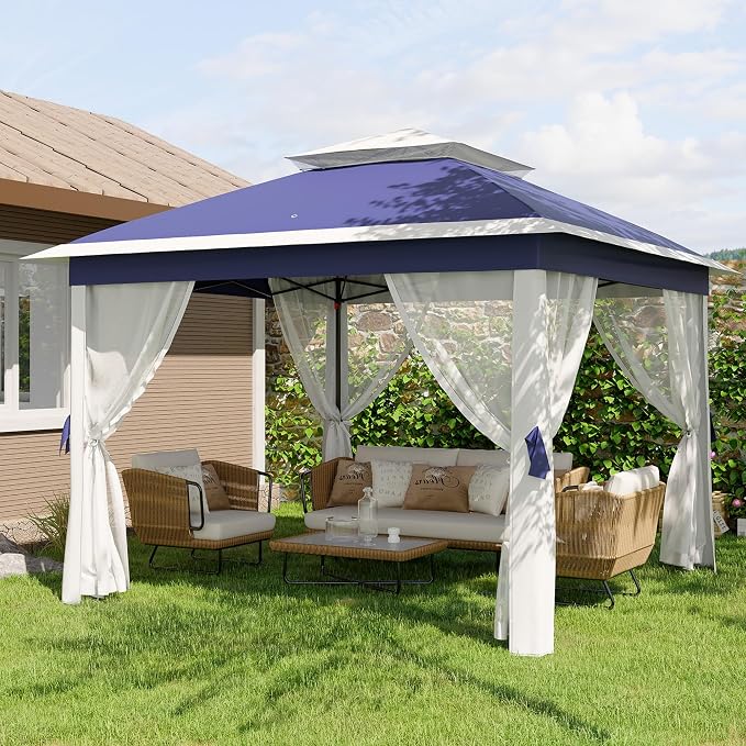 11'x11 Pop-Up Gazebo, Instant Outdoor Canopy Tent - Image 8