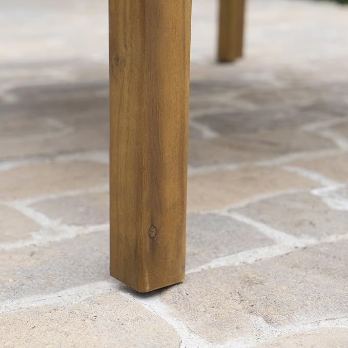 Christopher Knight Home Perla Outdoor Acacia Wood Coffee Table, Teak Finish - Image 7
