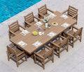 SERWALL 9 Piece Outdoor Dining Set by SERWALL