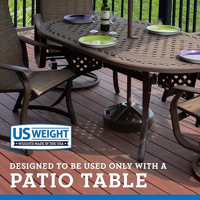 US Weight Durable Fillable Umbrella Base - Image 2