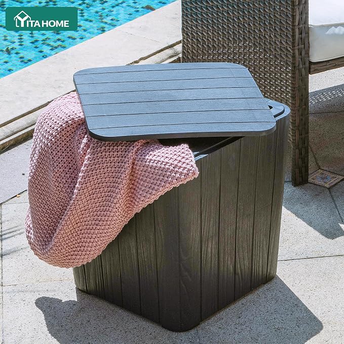 YITAHOME 11.5 Gallon Outdoor Side Table - Image 7