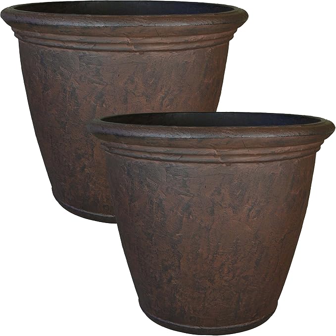 Sunnydaze 24-Inch Anjelica Large Plastic Pot - Image 10