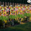 Solar Garden Lights Outdoor Waterproof, 4 Packs Solar Swaying Butterfly Lights by EDOF