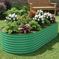 Garvee 6x3x2 ft Galvanized Raised Garden Bed Outdoor, 24 in Tall Metal Planter by Garvee