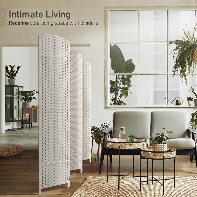 Sorbus 6 Panel Room Divider 6 ft. Tall - Image 2