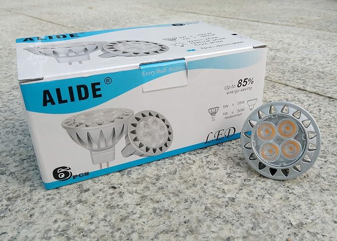 ALIDE MR16 Led Bulbs 5W Replace 20W 35W Halogen Equivalent, 2700K Soft Warm - Image 5