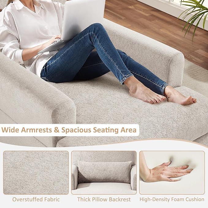 VANOMi Chaise Lounge Accent Chair Indoor - Image 5