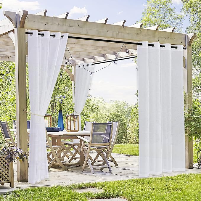 RYB HOME 2 Panels Outdoor Curtains by RYBHOME
