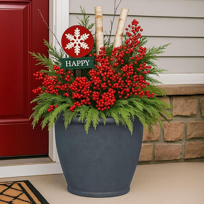 Sunnydaze 20-Inch Anjelica Large Plastic Pot - Image 9