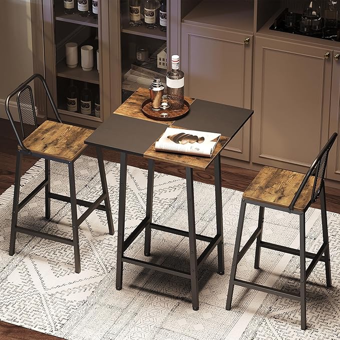Bar Table, Kitchen Dining Table, Bar Counter Height Table, Pub Color Matching - Image 2