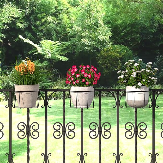 TQVAI 10 Inch Railing Planter - Image 2