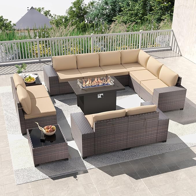 Kullavik 13PCS Outdoor Patio Furniture Set by KULLAVIK